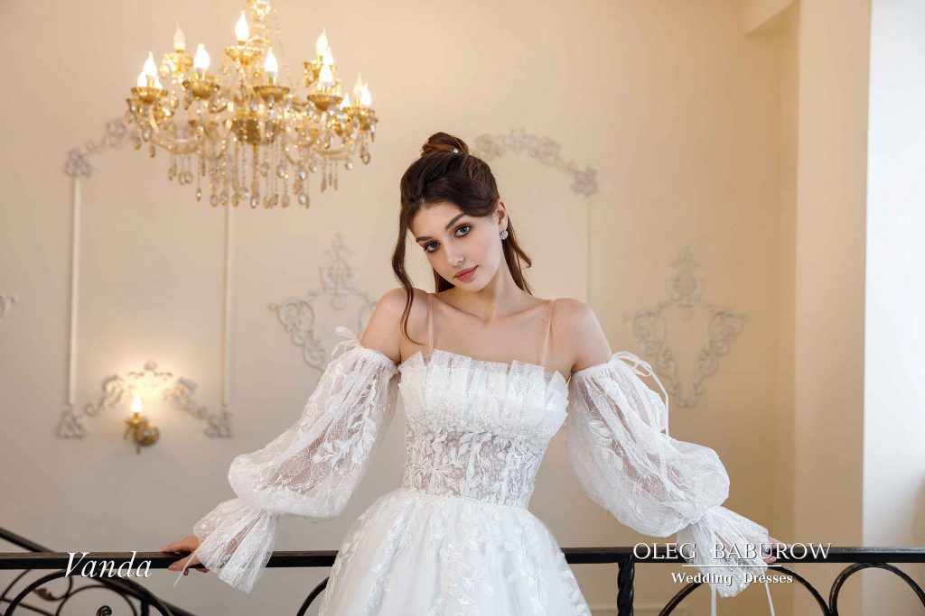 Свадебное платье Oleg Baburow кружевное Ванда