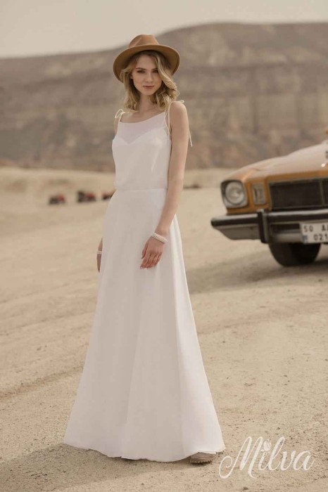 Свадебное платье Milva прямое Саммер