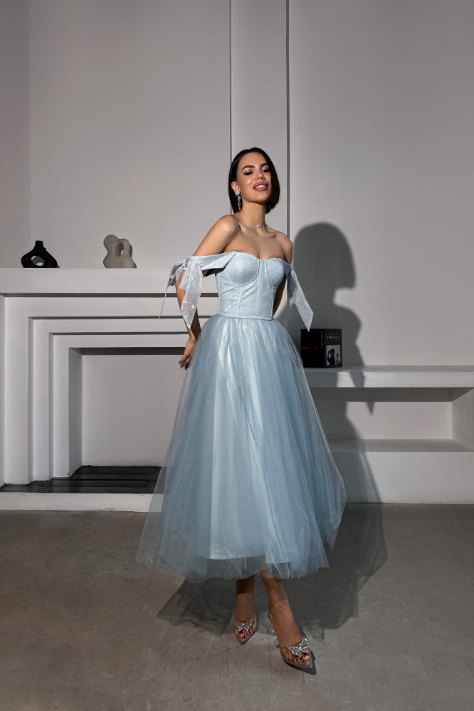 Вечернее платье Allegri Sposa Мальвина Голубой