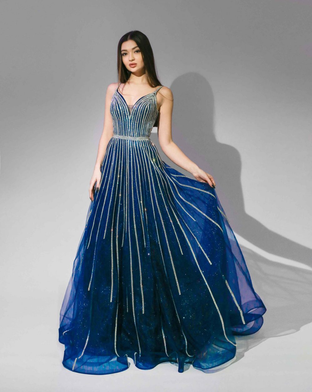 Вечернее платье Allegri Sposa синее 21046