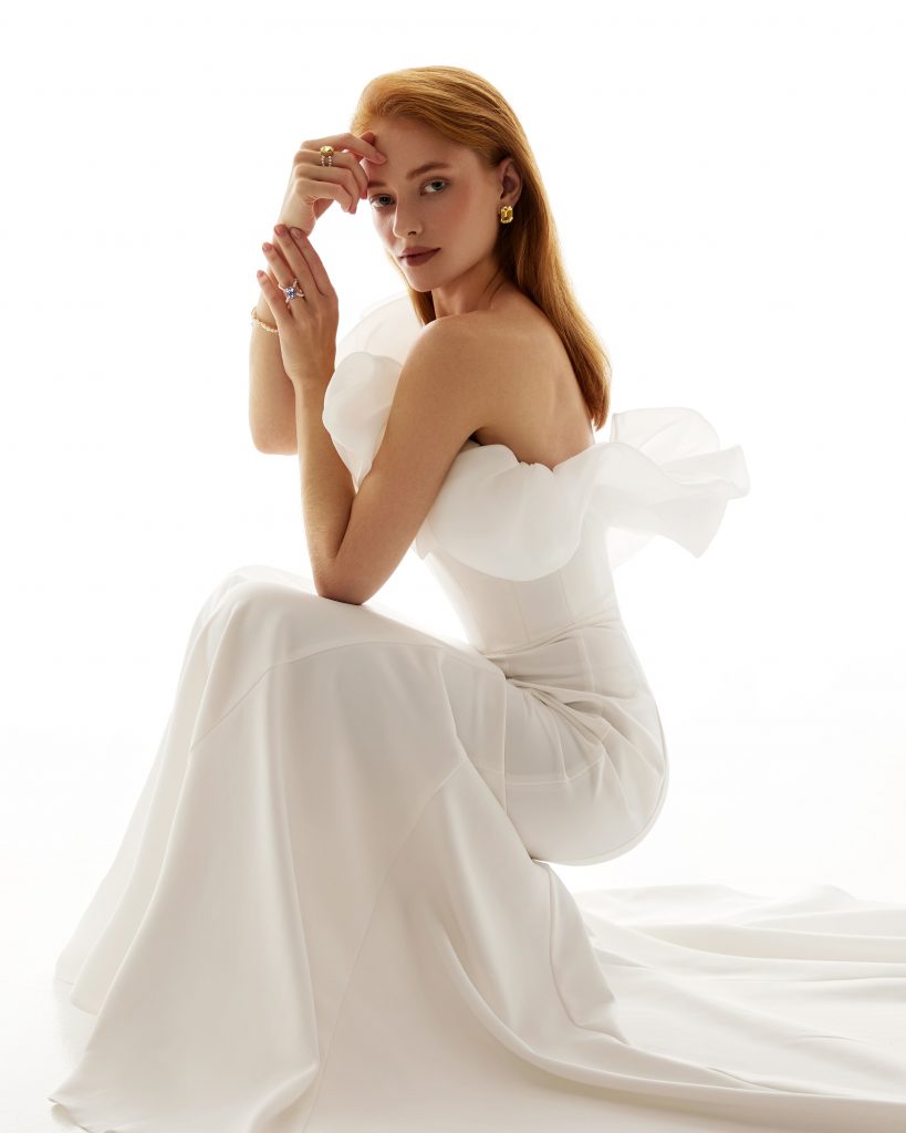 Свадебное платье Penki Венсен без рукавов