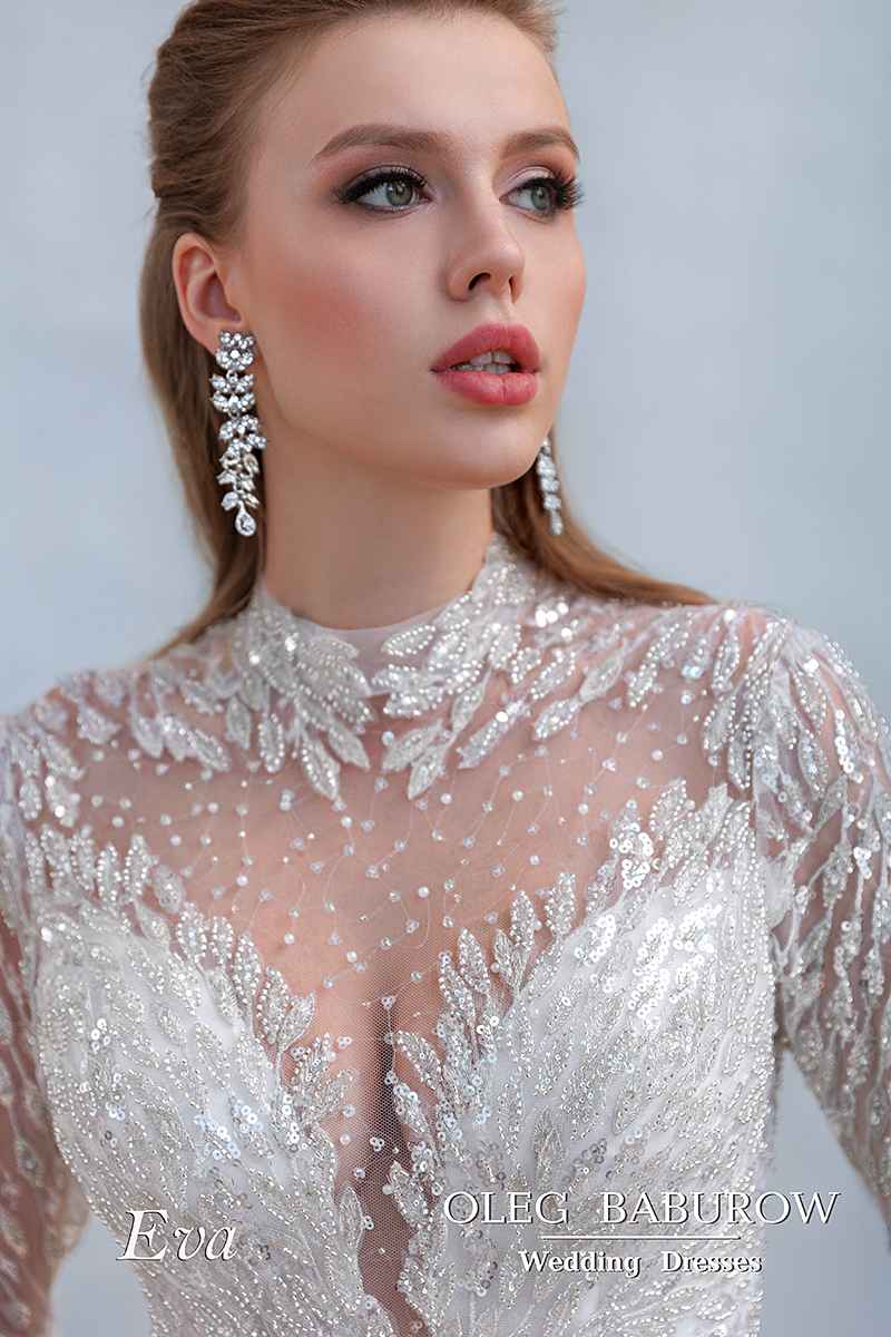 Свадебное платье Oleg Baburow Ева, со шлейфом