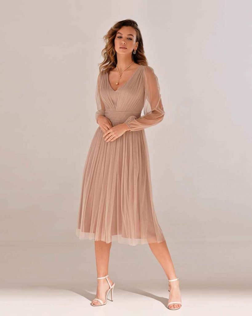 Вечернее платье Twiggy Bridal Кэм тауп