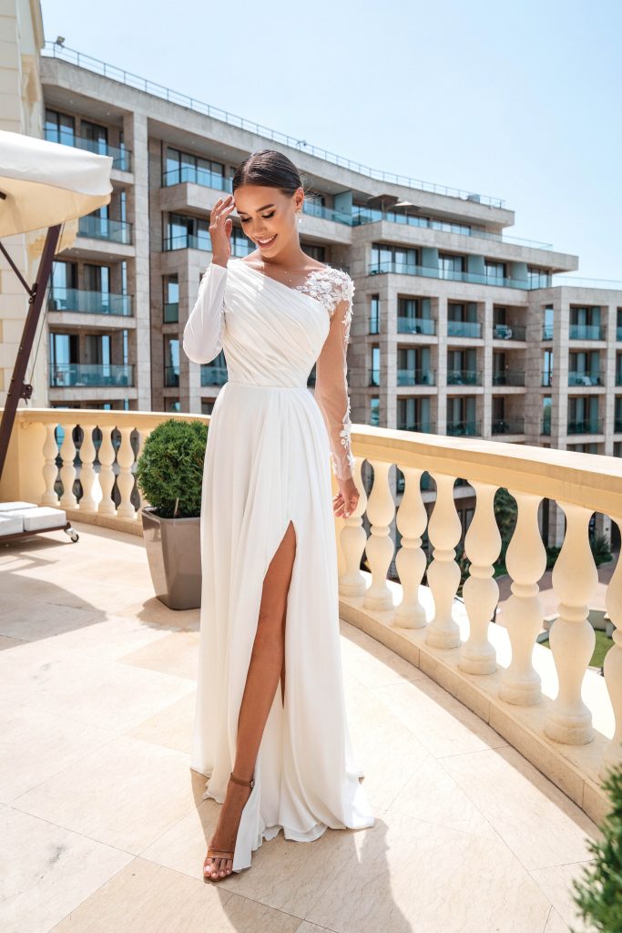 Свадебное платье Promessa Афина кружевное