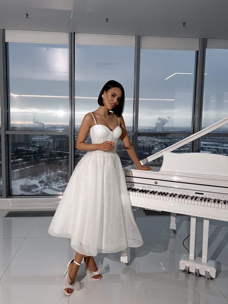 Свадебное платье SZ Ассоль миди