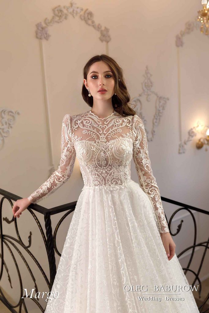 Свадебное платье Oleg Baburow длинное Марго