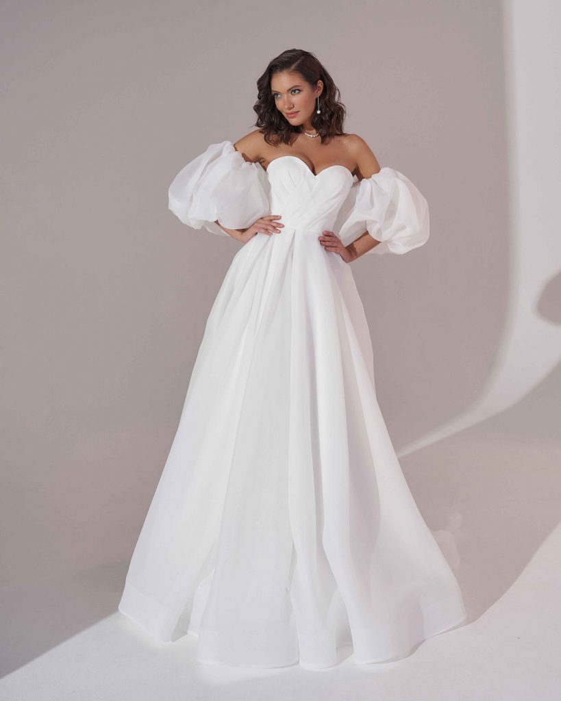 Свадебное платье Allegri Sposa c пышными рукавами Мартини