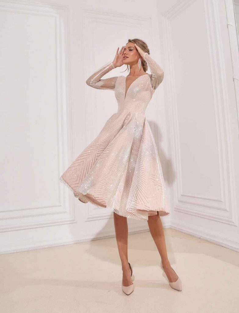 Вечернее платье Allegri Sposa Элин нюд