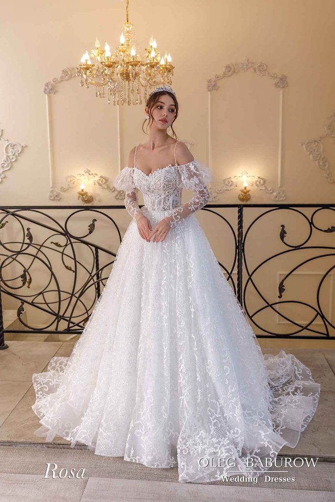 Свадебное платье Oleg Baburow Роза А-силуэт