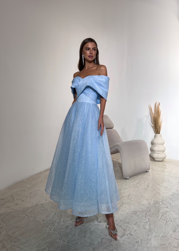 Свадебное платье Allegri Sposa Франко голубой