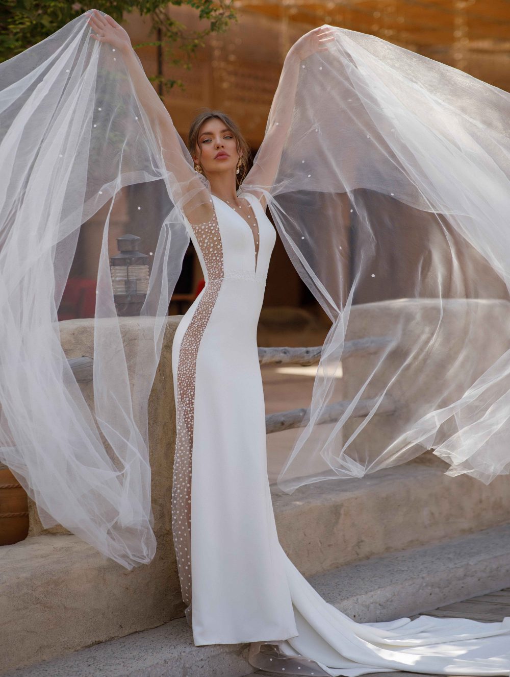 Свадебное платье Strekoza атласное Алма