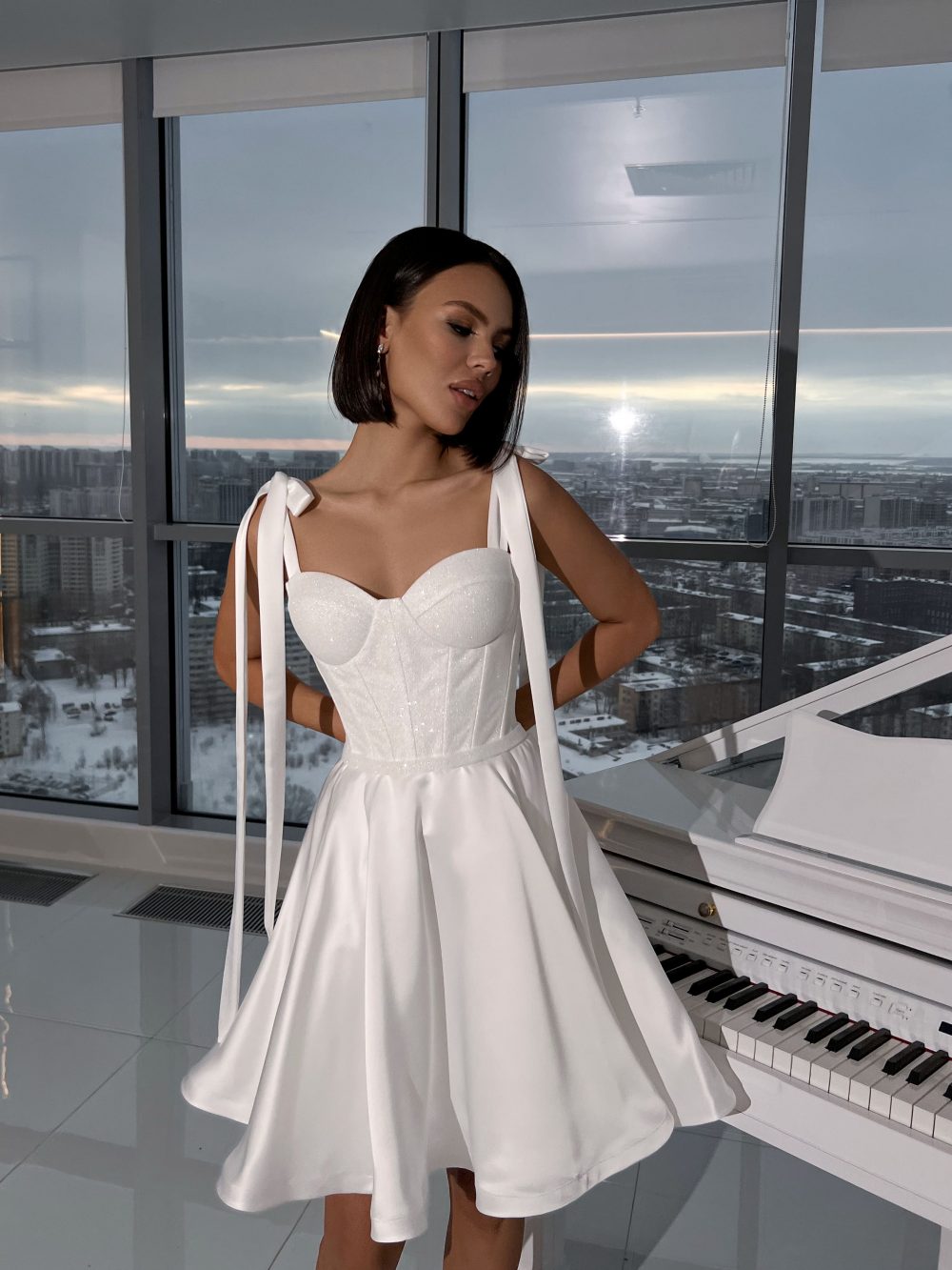 Свадебное платье SZ Лита с бельевым корсетом