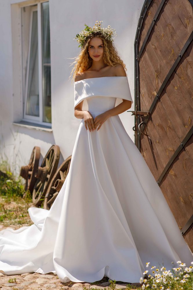 Свадебное платье Strekoza Муза атласное