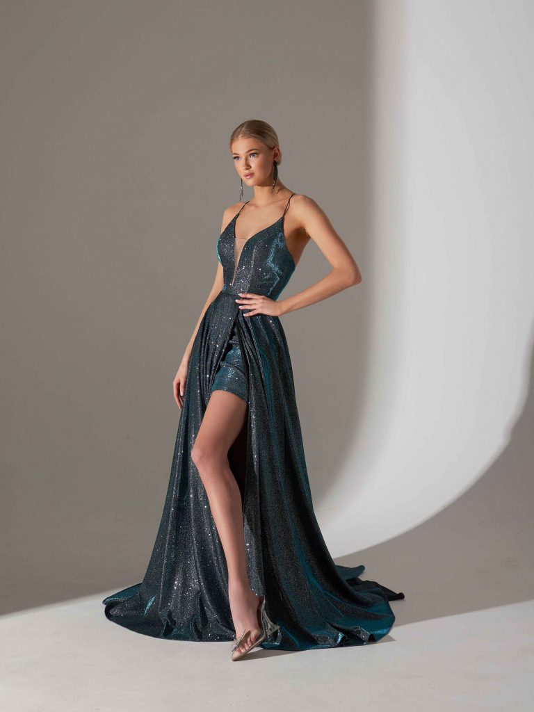 Вечернее платье Allegri Sposa 19098 Бирюза