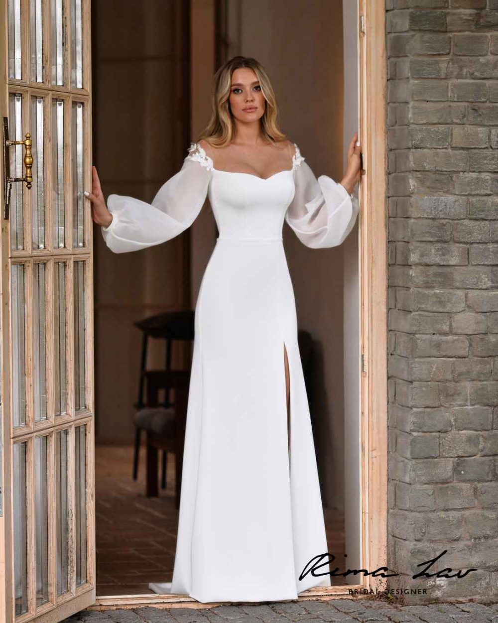 Свадебное платье Rima Lav Карлотта, со спущенными плечами
