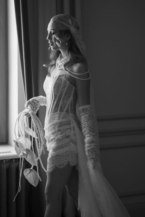 Фата 55 кружево