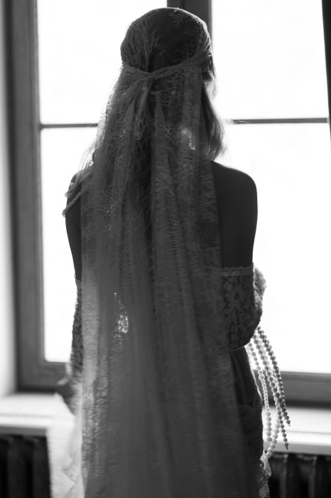 Фата 55 кружево