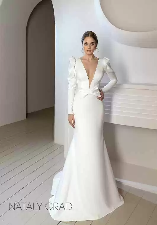 Свадебное платье Natalia Gradova атласное Беатрис